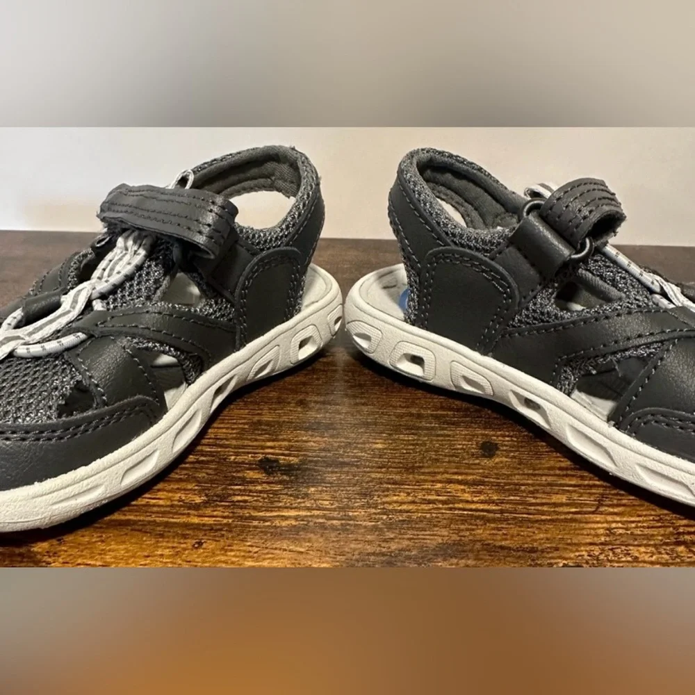 Columbia Toddler/Baby Boys Gray Techsun Wave Sandals NWT Size 4